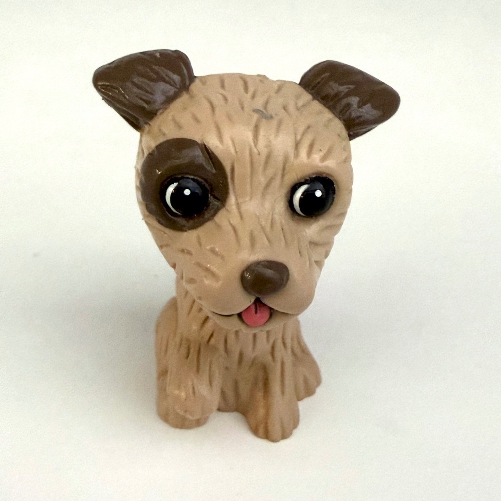 My Scene Barbie Mattel Masquerade Madness Brown Terrier Puppy Dog Toy Figurine